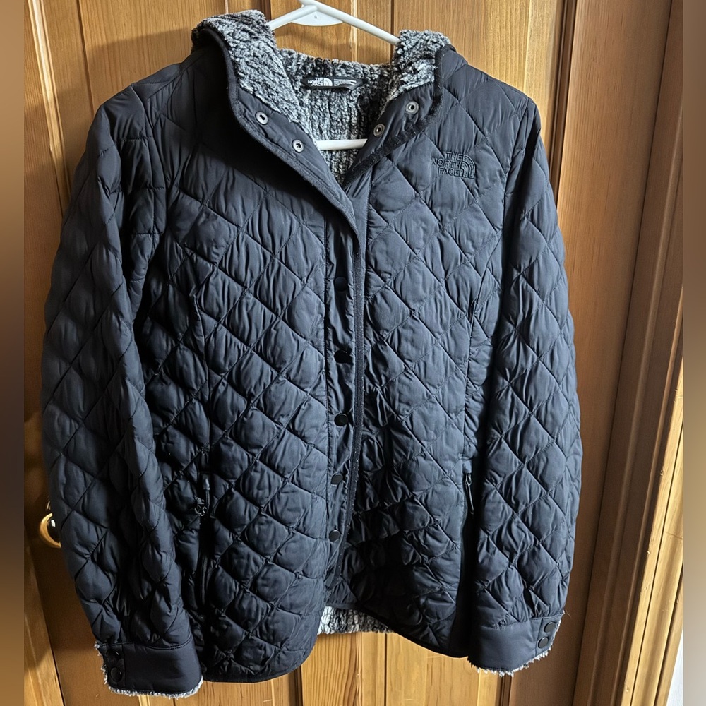 Lined, Button Up North Face Jacket - image 4